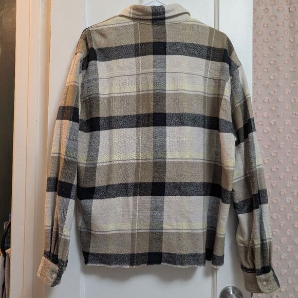 John Elliott Hemi Oversized Shirt Cyclone Check Size 1 Small Kith Buttoned - Picture 7 of 7